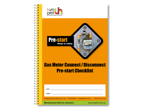 Gas Meter Connect and Disconnect Pre-start Checklist - 0