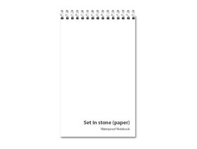 Sertie de pierre (papier) <b><br>Cahiers étanches</b>