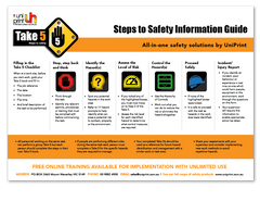 Bonus Product - Take 5 Steps to Safety Poster (A2 Ultimate Gloss Paper)